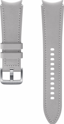 Curea Samsung Hybrid Leather Band ET-SHR89LSEGEU 20mm M-L pentru Samsung Galaxy Watch 4 Classic Silver 