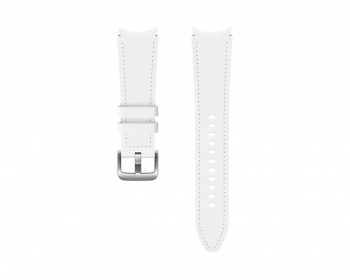 Curea Samsung Hybrid Leather Band ET-SHR89LWEGEU 20mm M-L pentru Samsung Galaxy Watch 4 Classic White 