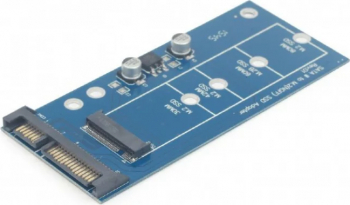ADAPTOR GEMBIRD M.2 M la S-ATA 3 T adaptor pt. SSD M.2 la S-ATA and  EE18-M2S3PCB-01 and 