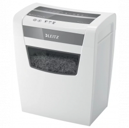 Distrugator manual documente Leitz IQ Home Office 10 coli P4 cross-cut tip confeti cos 23 coli alb Leitz and 80090000 and 