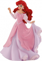 Figurina - Ariel in rochie roz 
