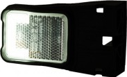 Lampa de gabarit neon alba cu suport lateral LD2732 