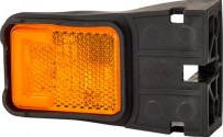 Lampa de gabarit neon GALBENA cu suport lateral - LD2746 
