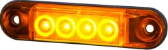 Lampa de gabarit SLIM pentru vehicule Galben LD2328 
