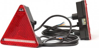 Lampa spate triunghi cu LED W68 325 Was 