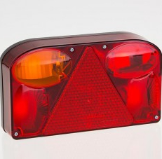 Lampa stop cu 5 functii partea stanga FT-088 LPM Fristom 24x14 