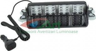 Lampa stroboscopica LED pentru parbriz 48W Galbena 