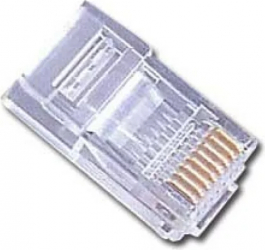 MUFA RJ-45 GEMBIRD pt. cablu UTP Cat5e RJ-45 T plastic 100 buc and PLUG3UP6/100 and 