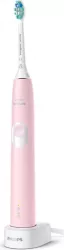 Periuta Philips Sonicare Tehnologie Protectiveclean Zone Sensibile Iluminare Stare Baterie 2 Intensitati Vibrare Maner Litiu Ion Culoare Roz 