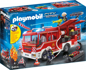 Playmobil City Action - Masina de pompieri cu furtun 