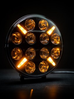 Proiector faza lunga LED cu DRL galben FI21.8 