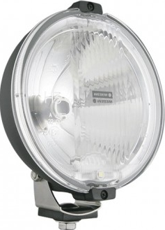 Proiector rotund TIR halogen cu pozitie angel eyes 24V 