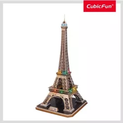 Puzzle 3D cu led Turnul Eiffel 82 piese 