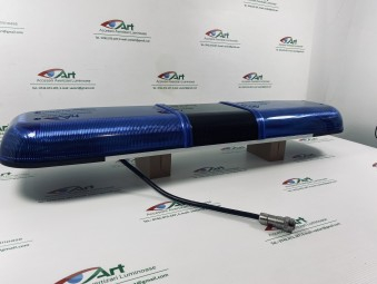 Rampa girofar LED SLB 100cm albastra cu difuzor incorporat politia locala -ambulanta