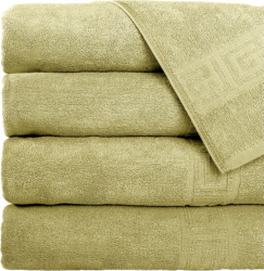 SET 10 Prosoape Greek Border 50x90 KAKI 