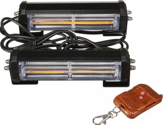 Set 2 buc stroboscoape COB 12V VorteX cu telecomanda