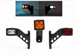 Set 2 lampi de gabarit cu LED brat mediu 12V -45-MAR904 