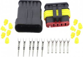 Set 2 Mufe conector cu 6 pini AMP