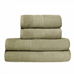 SET 4 Prosoape Greek Border KAKI 