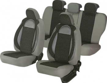 Set huse scaun Umbrella Racing gri 
