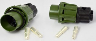 Stecher electric 24V/2 pini-300A NATO 