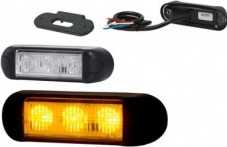 Stroboscop profesional 3LED-uri HorPol Polonia 12v-24v LDO2675 
