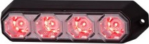 Stroboscop profesional 4LED-uri HorPol Rosu 12v-24v LDO2259 