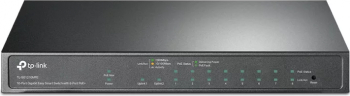 Switch TP-Link TL-SG1210MPE 123W PoE+ 10 porturi Negru 