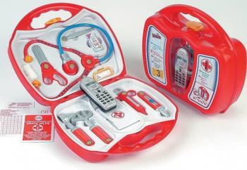 Trusa de doctor cu telefon mobil - Klein 