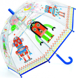 Umbrela colorata Djeco Roboti 