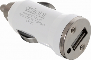 Adaptor priza bricheta USB -alb 