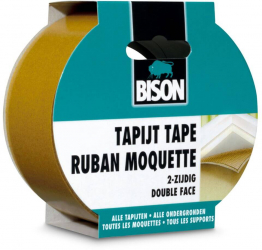Banda Dublu Adeziva BISON Carpet Tape 50 mm x 10 m pentru Mocheta si Covoare - TEM481010 