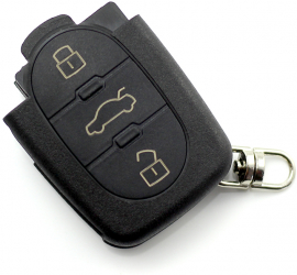 CARGUARD - Audi - carcasa cheie cu 3 butoane baterie 2032 