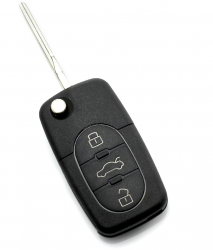 CARGUARD - Audi - Carcasa cheie tip briceag cu 3 butoane - baterie 2032 