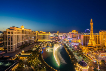 Fototapet City35 Las Vegas noaptea 250 x 200 cm 