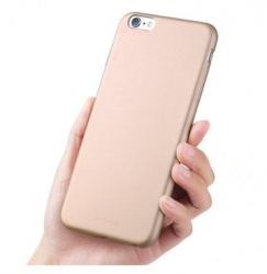 Husa de protectie silicon pentru Iphone 6 Gold 