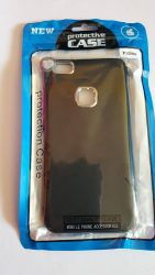 Husa P10 Lite negru cu argintiu 