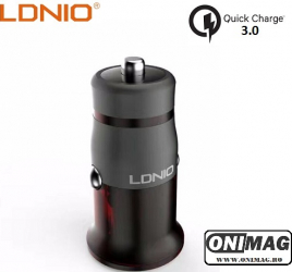 Incarcator Auto Ldnio C304q Qualcomm Quick Charge 3.0 Cu Cablu Micro Usb Inclus 
