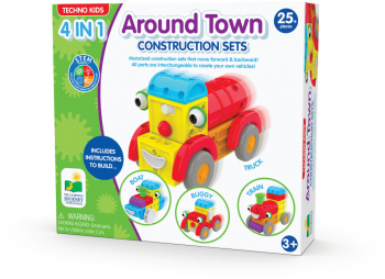 Joc de constructie 4 in 1 The Learning Journey - In oras 