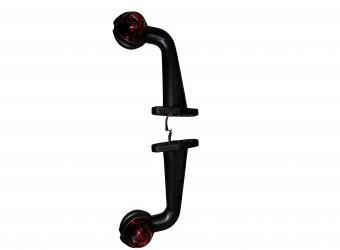 Lampa laterala gabarit cu led 24V rosu alb 