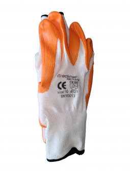 Manusi protectie sintetic nitril alb-galben marime 10 