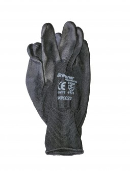 Manusi protectie sintetic nitril negru marime 9 