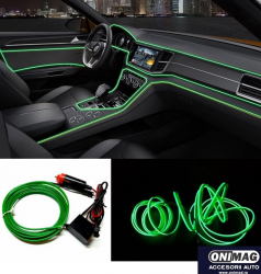 Neon Lumina Ambientala Auto 3M Verde 