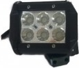 Proiector 6 leduri 10-30V 18W patrat spate rotund BK69013F 