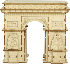 Puzzle 3D Arcul de Triumf Lemn 118 piese 