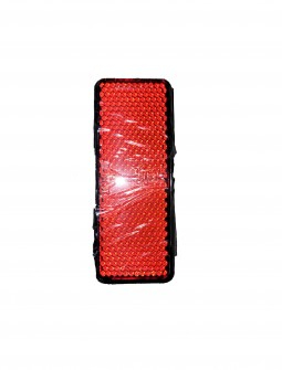 Reflectorizant dreptunghiular rosu cu adeziv 90x32mm BK98488 