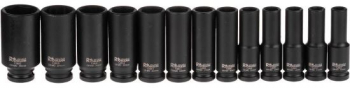 Set trusa chei tubulare de impact 1/2 13 buc 10-30 mm Richmann Exclusive 