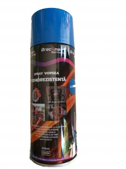 Spray vopsea albastru termorezistenta 450ml BK83119 