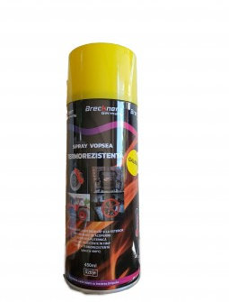 Spray vopsea galbena termorezistenta 450ml BK83116 