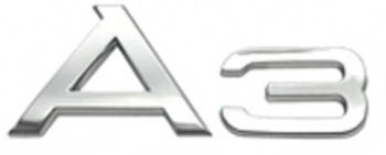 Sticker emblema 3D auto scris A3 